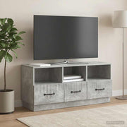 TV ormar Betonska siva 102 x 34,5 x 47 cm Konstruirano drvo