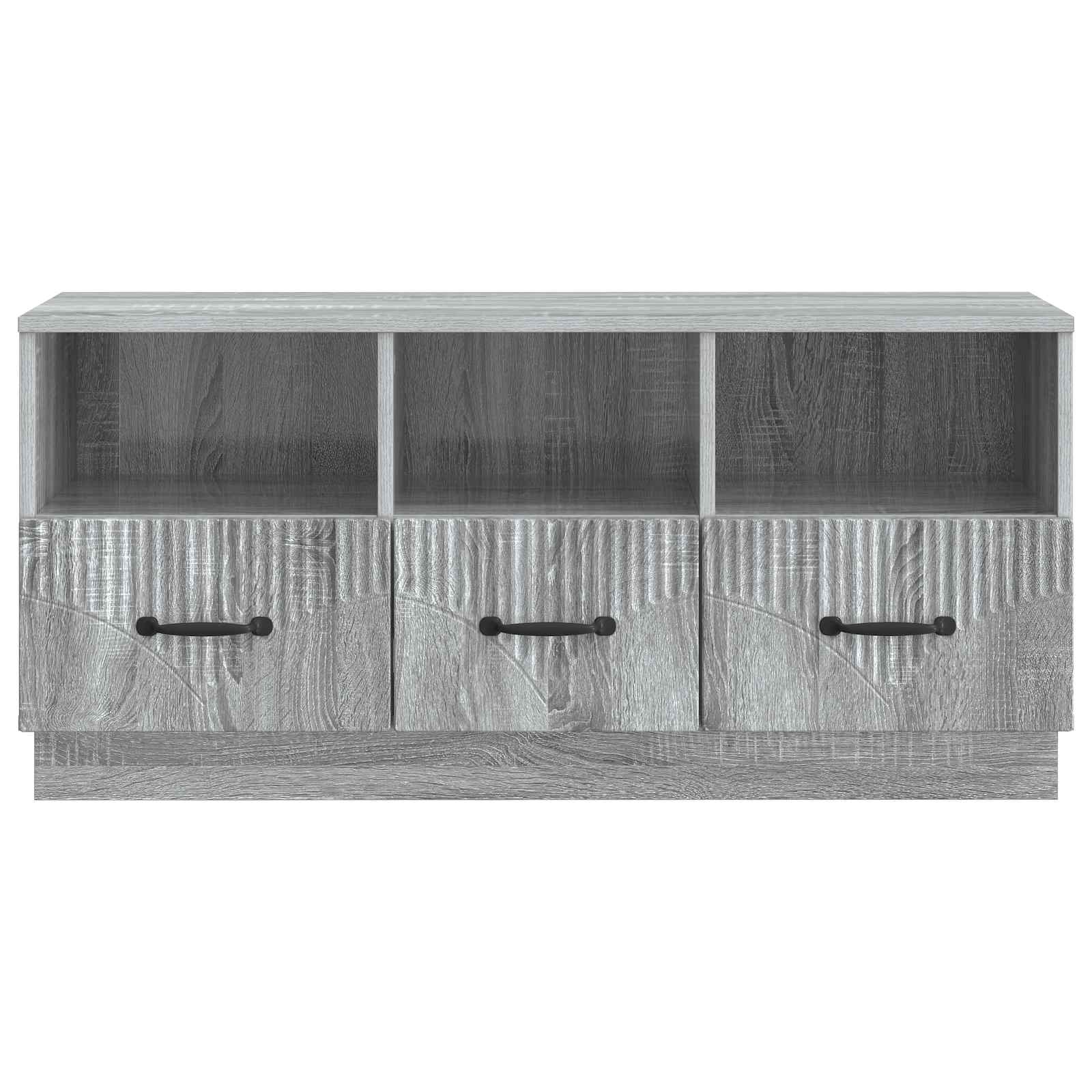 TV ormar Siva sonoma 102 x 34,5 x 47 cm Konstruirano drvo