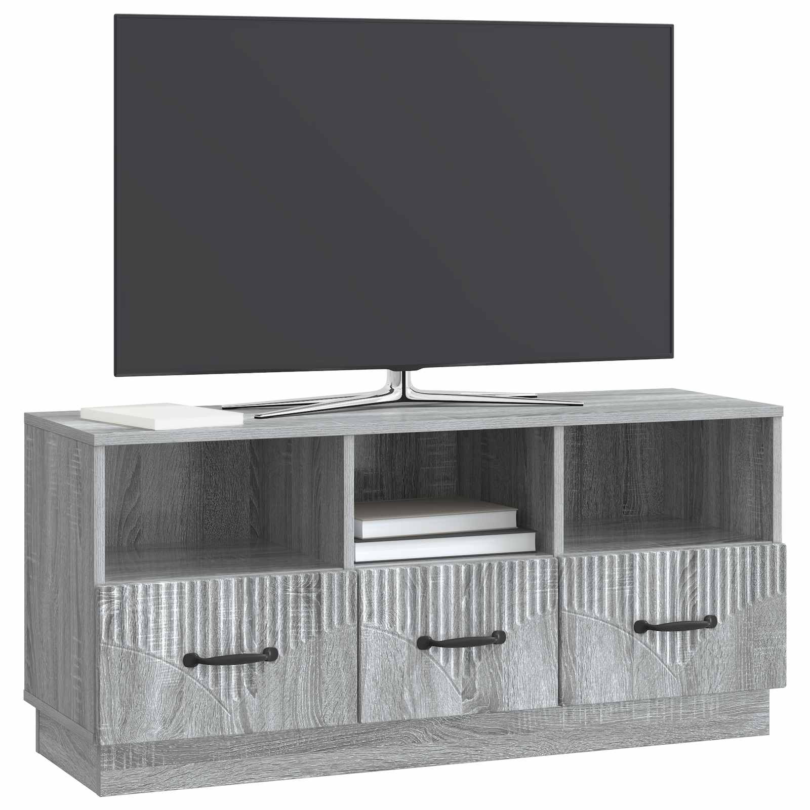 TV ormar Siva sonoma 102 x 34,5 x 47 cm Konstruirano drvo