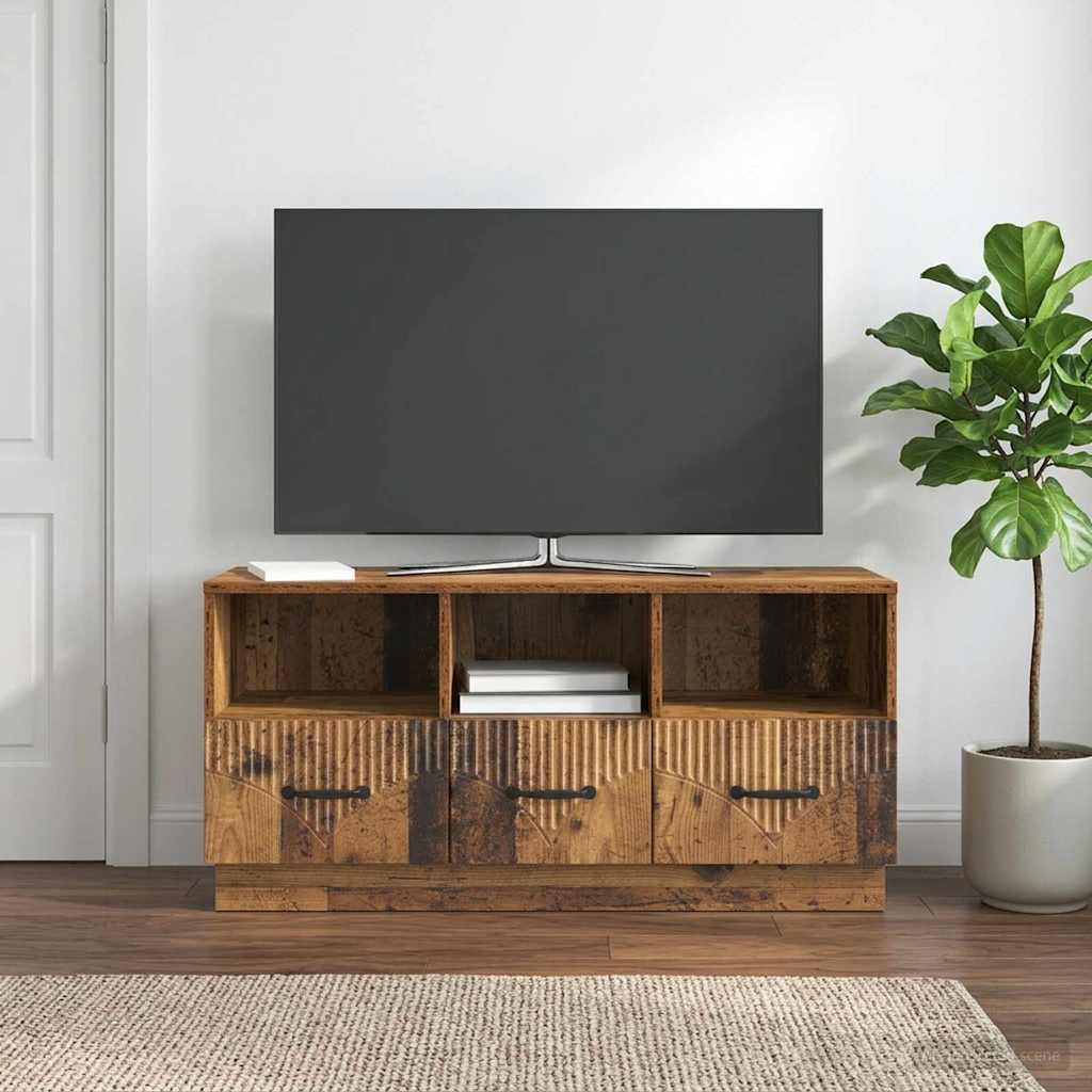 TV ormar s ladicama 102 x 34,5 x 47 cm Konstruirano drvo
