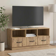TV ormar 102 x 34,5 x 47 cm Hrast artisan Konstruirano drvo