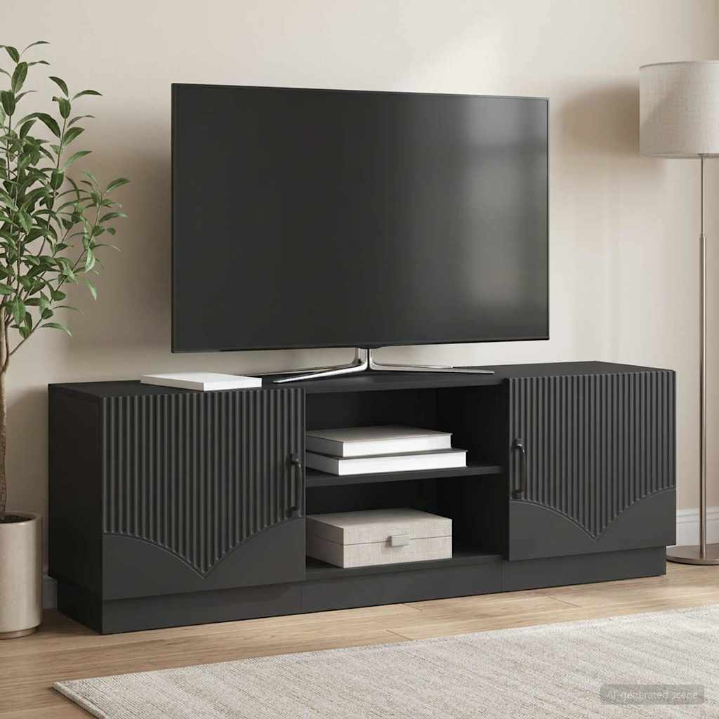 TV ormar Crna 150 x 31 x 47 cm Konstruirano drvo