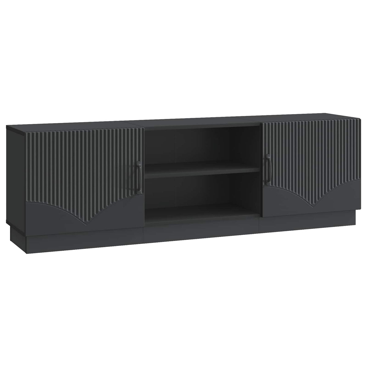 TV ormar Crna 150 x 31 x 47 cm Konstruirano drvo
