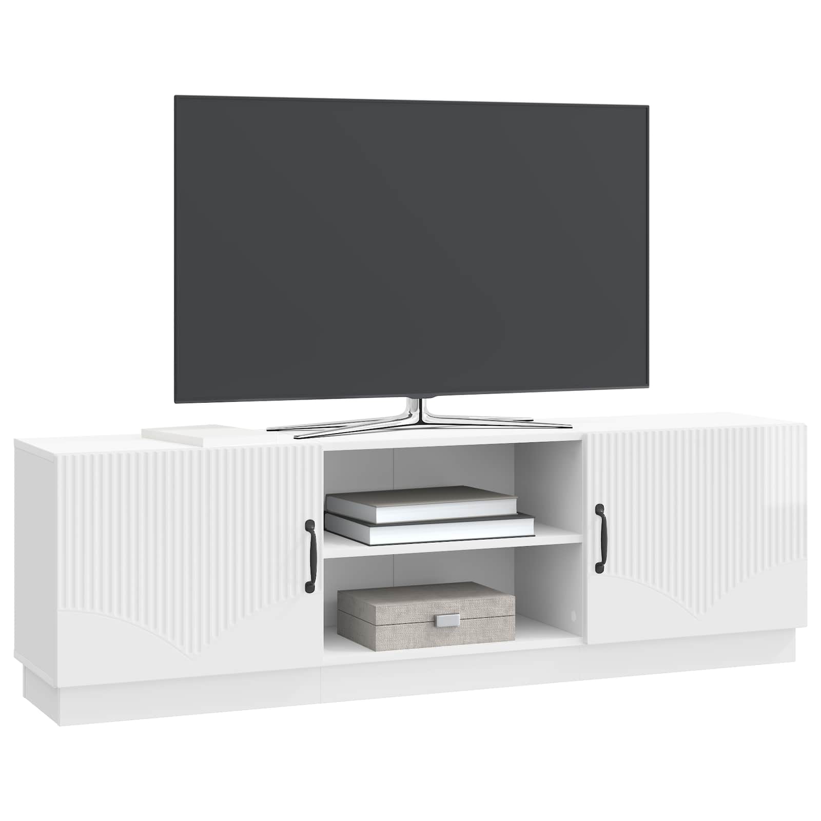 TV ormar Bijela visokog sjaja 150 x 31 x 47 cm