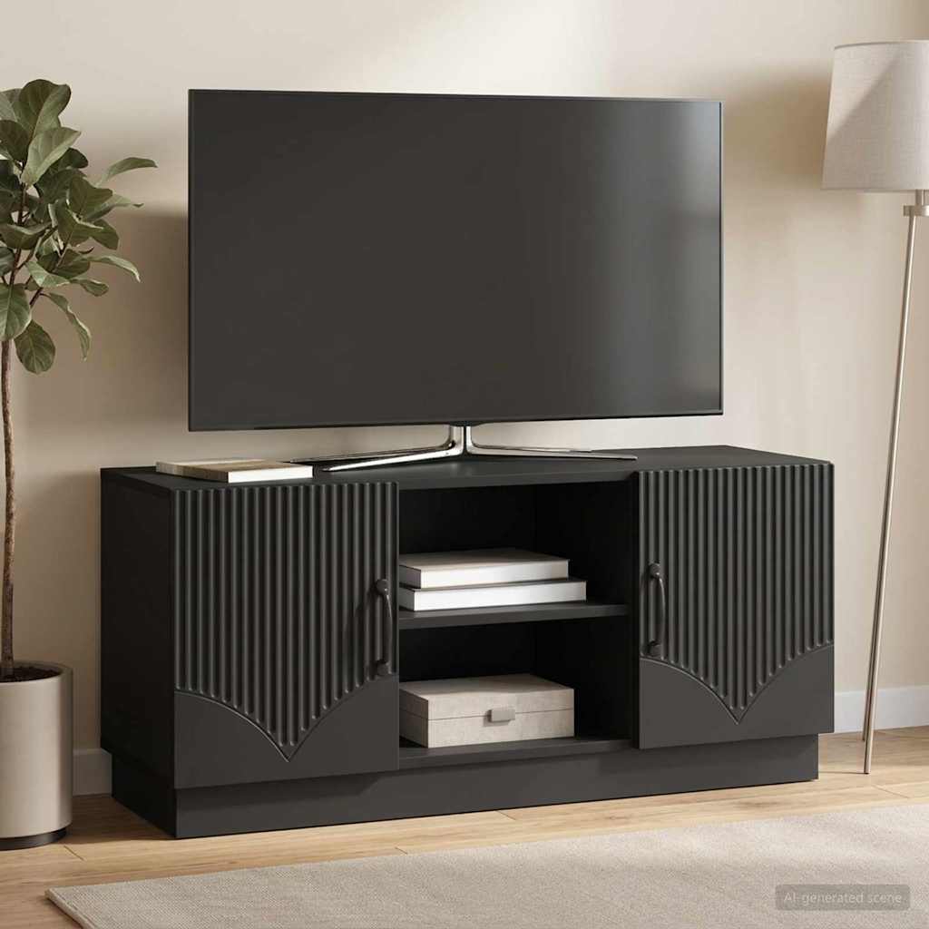 TV ormar Crna 102 x 34,5 x 47 cm Konstruirano drvo