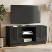 TV ormar Crna 102 x 34,5 x 47 cm Konstruirano drvo