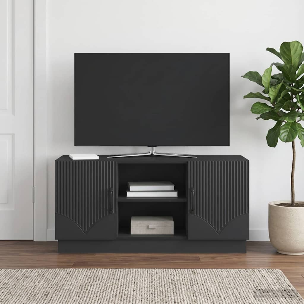 TV ormar Crna 102 x 34,5 x 47 cm Konstruirano drvo