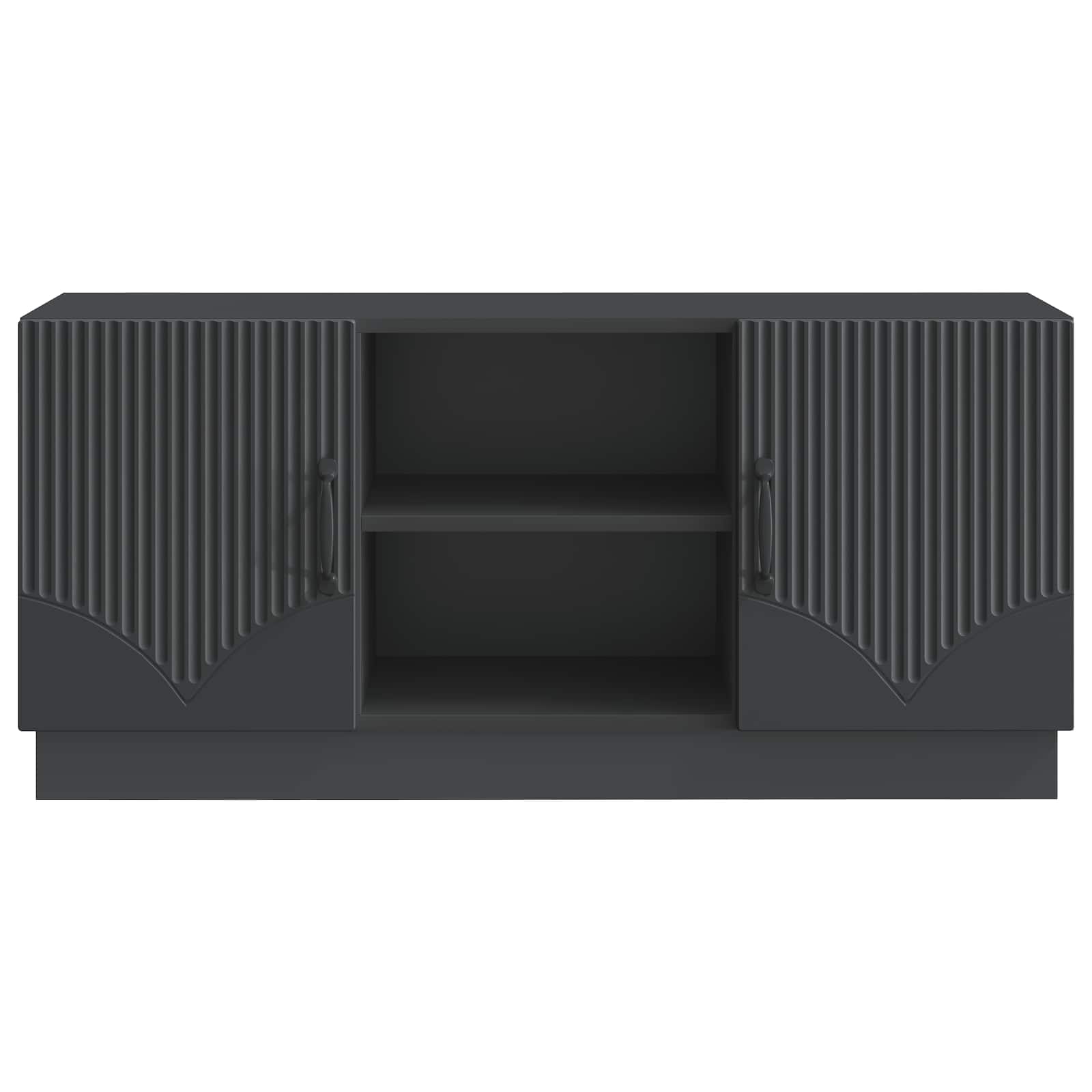TV ormar Crna 102 x 34,5 x 47 cm Konstruirano drvo