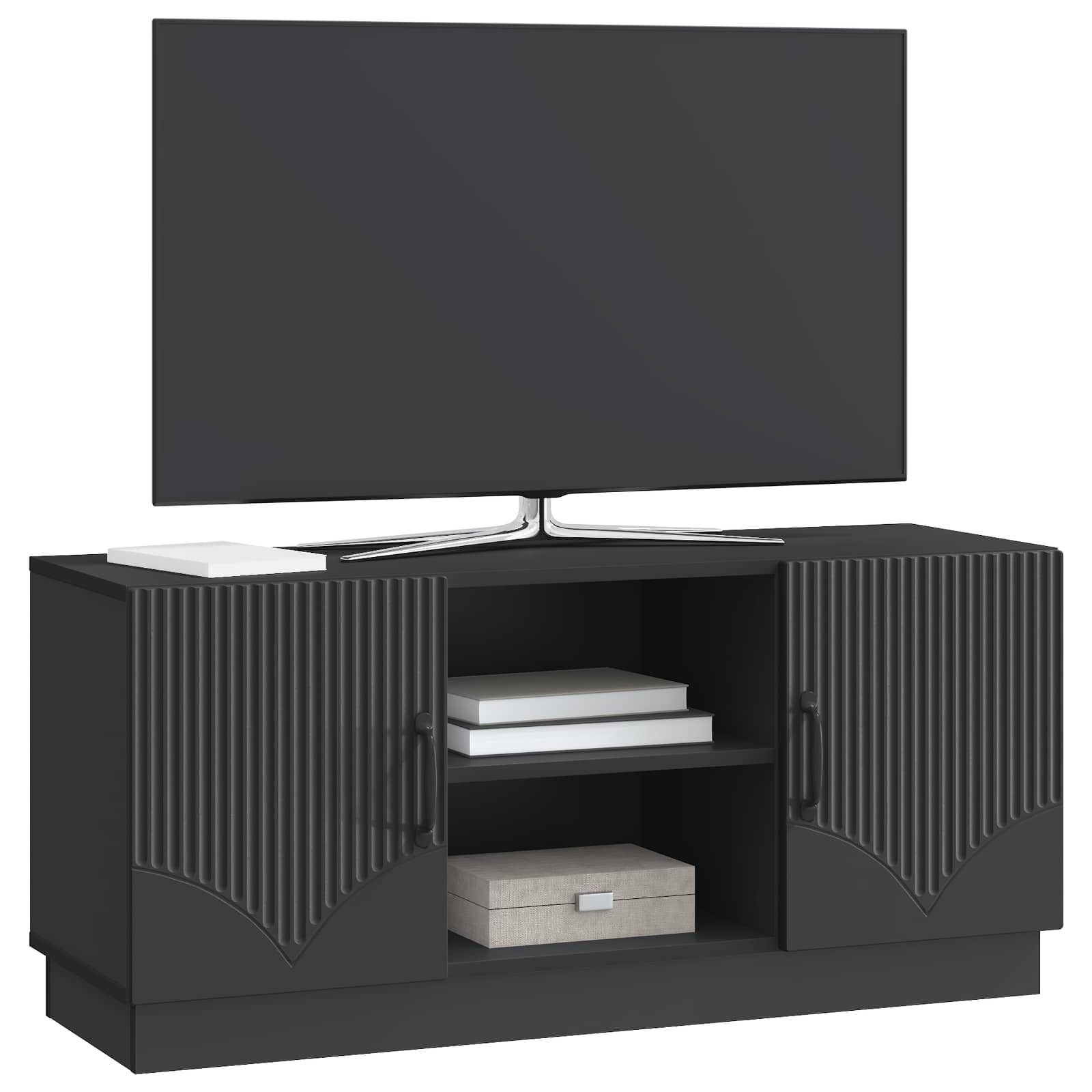 TV ormar Crna 102 x 34,5 x 47 cm Konstruirano drvo