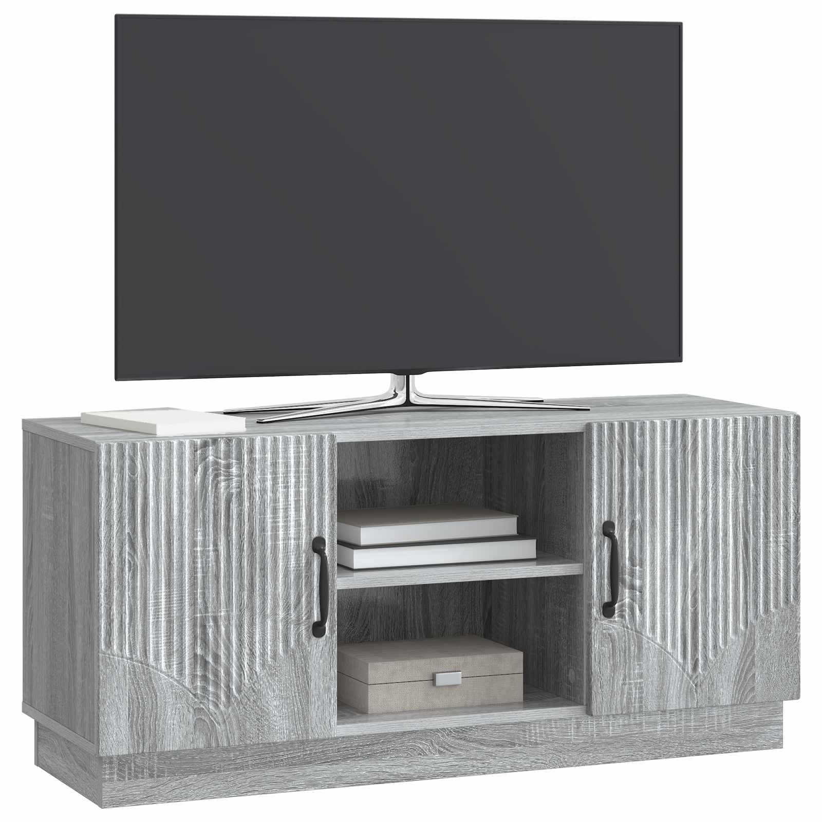 TV ormar Siva sonoma 102 x 34,5 x 47 cm Konstruirano drvo