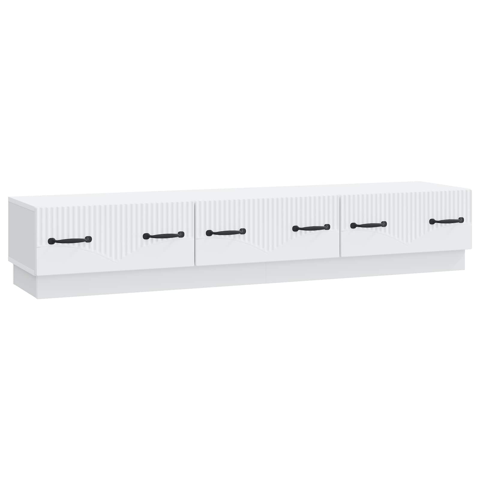 TV ormar s ladicama Bijela 147 x 34,5 x 27 cm Konstruirano drvo