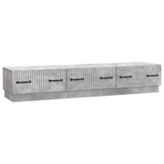 TV ormar Betonska siva 147 x 34,5 x 27 cm Konstruirano drvo