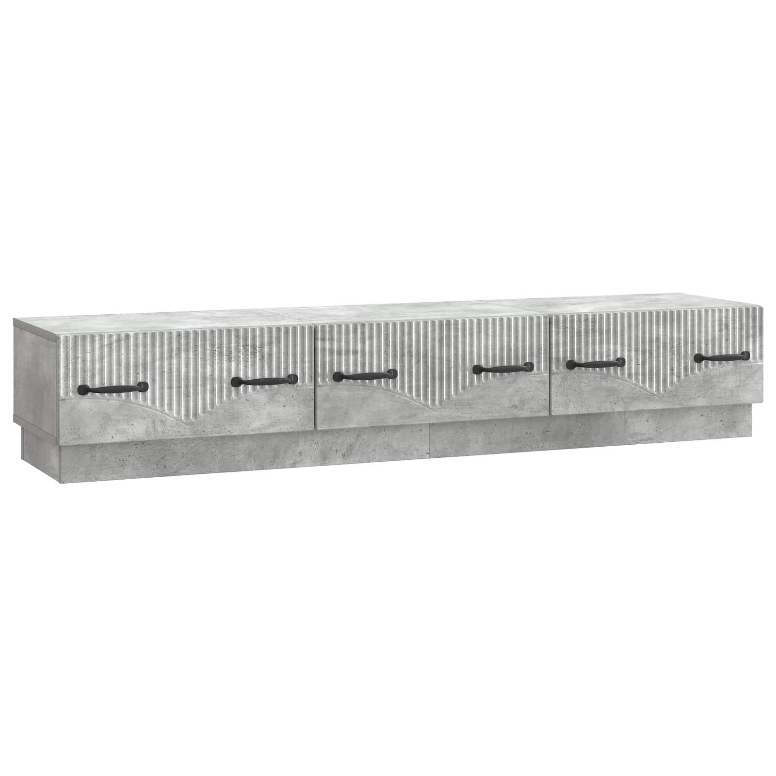 TV ormar Betonska siva 147 x 34,5 x 27 cm Konstruirano drvo