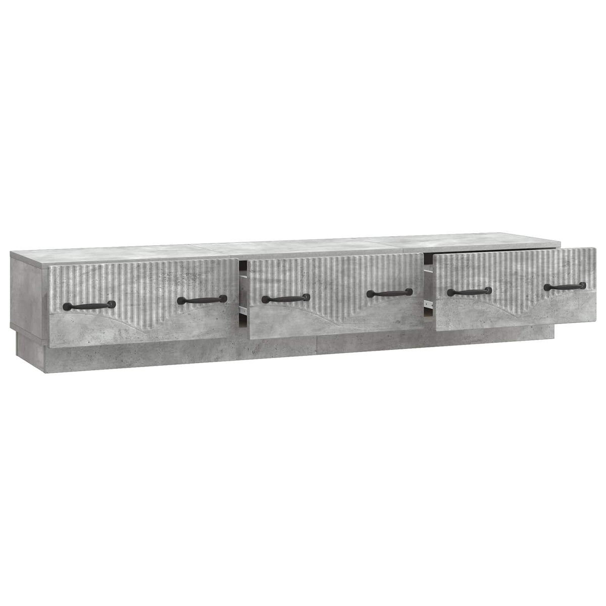 TV ormar Betonska siva 147 x 34,5 x 27 cm Konstruirano drvo