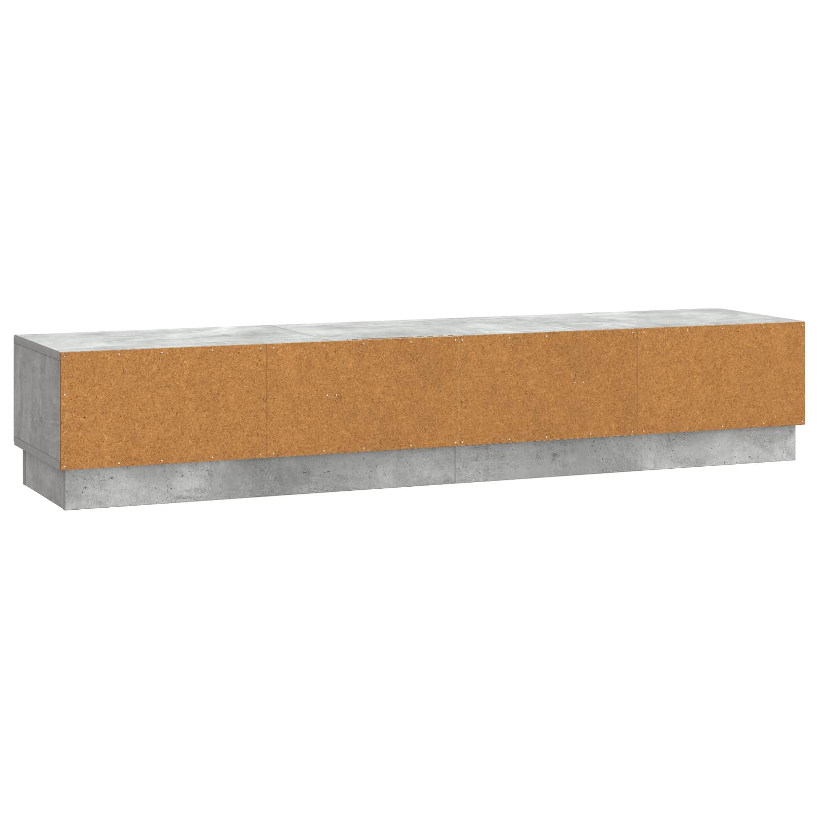 TV ormar Betonska siva 147 x 34,5 x 27 cm Konstruirano drvo