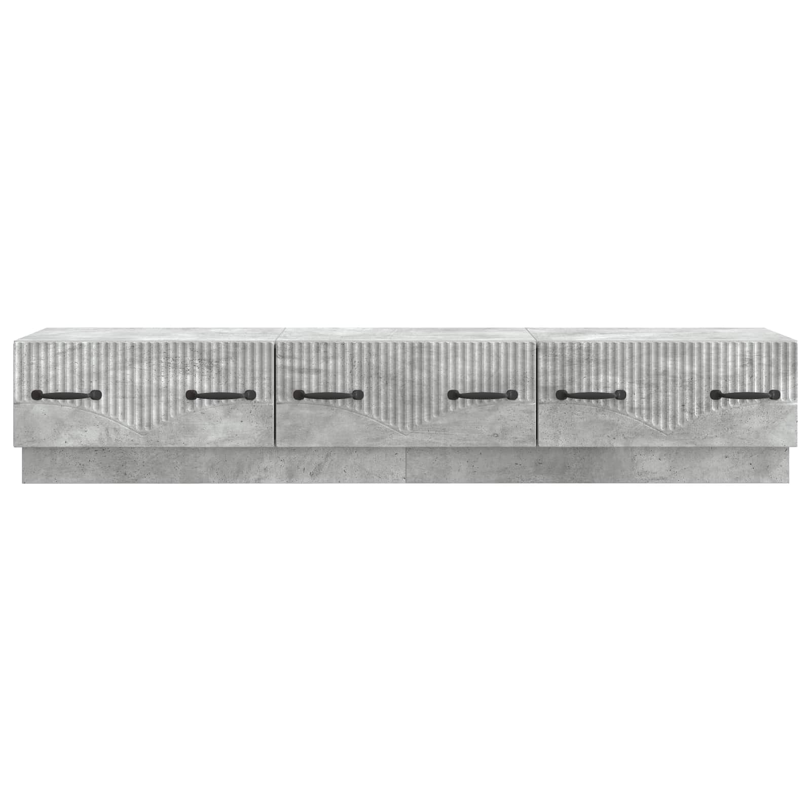 TV ormar Betonska siva 147 x 34,5 x 27 cm Konstruirano drvo