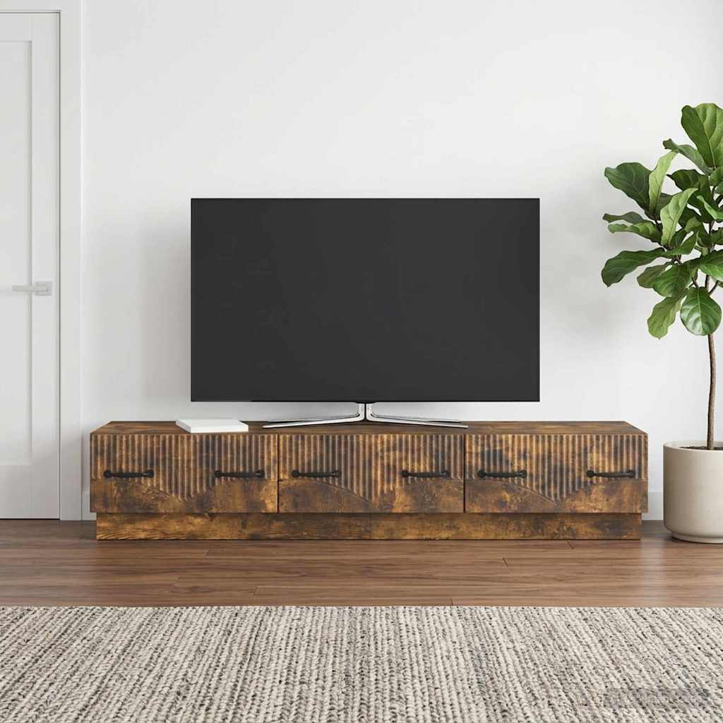 TV ormar Dimljeni hrast 147 x 34,5 x 27 cm Konstruirano drvo