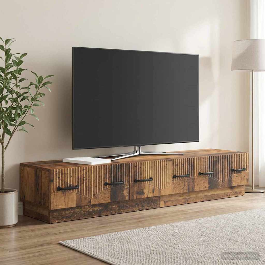 TV ormar Staro drvo 147 x 34,5 x 27 cm Konstruirano drvo