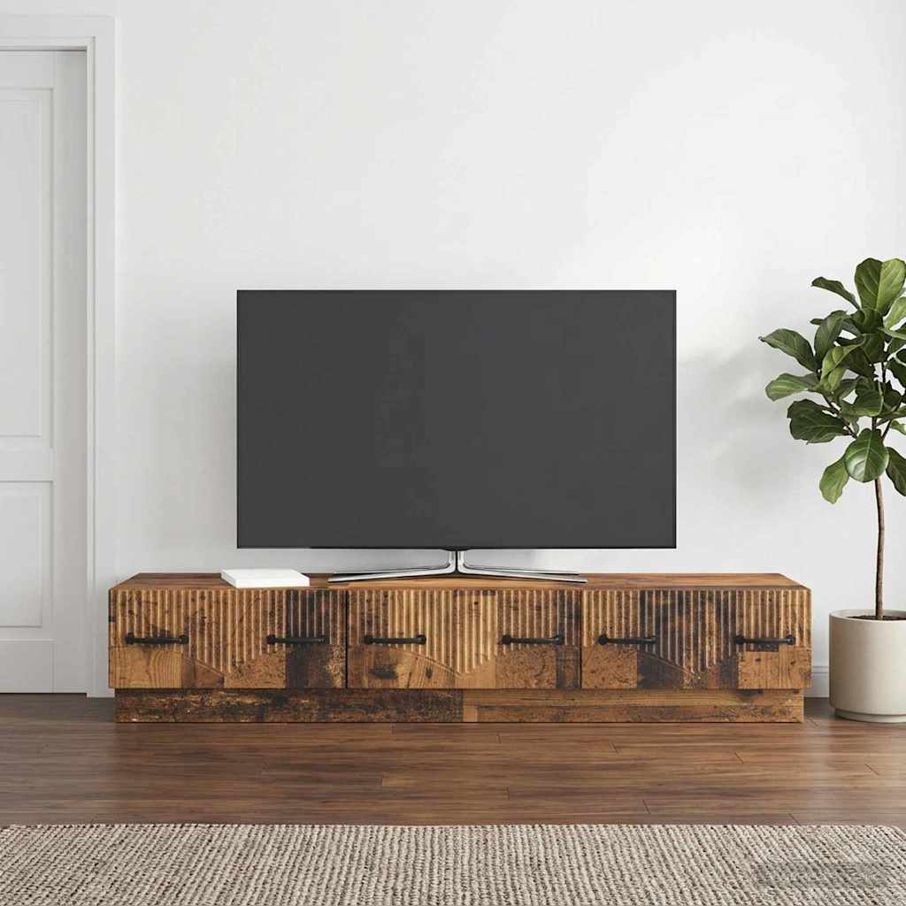 TV ormar Staro drvo 147 x 34,5 x 27 cm Konstruirano drvo