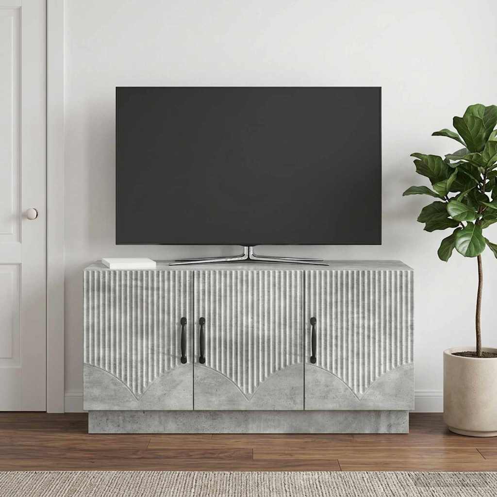 TV ormar Betonska siva 99 x 34,5 x 47 cm Konstruirano drvo