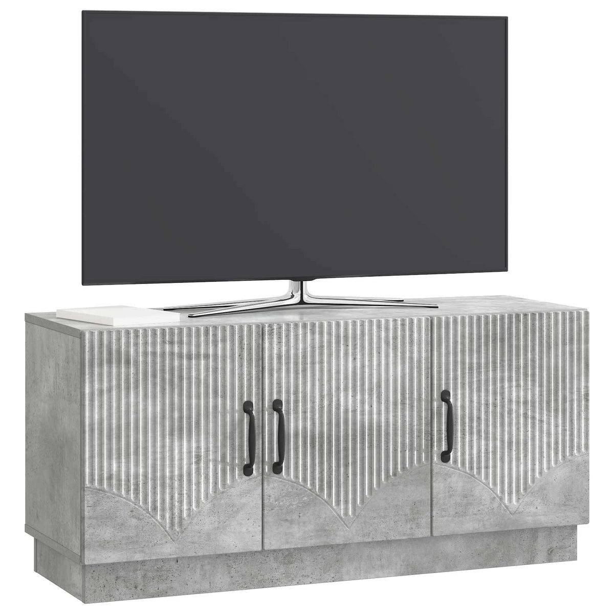 TV ormar Betonska siva 99 x 34,5 x 47 cm Konstruirano drvo