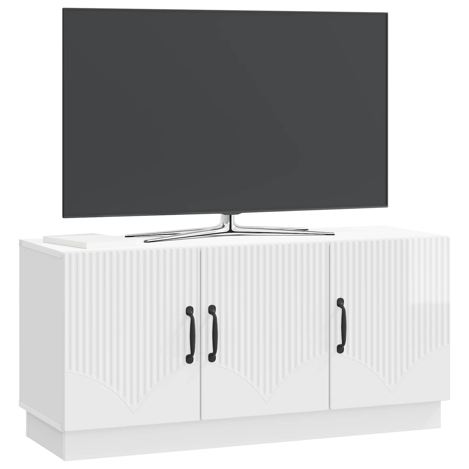 TV ormar Bijela visokog sjaja 99 x 34,5 x 47 cm