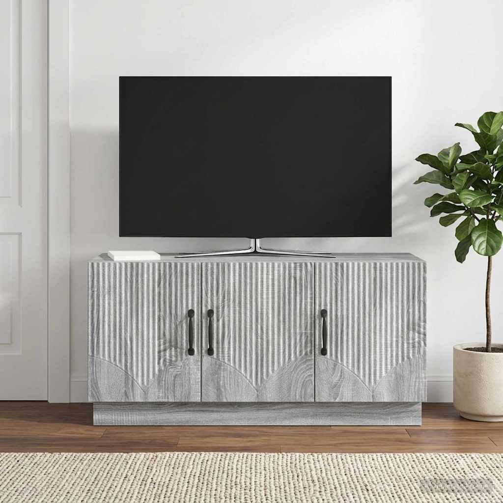 TV ormar Siva sonoma 99 x 34,5 x 47 cm Konstruirano drvo
