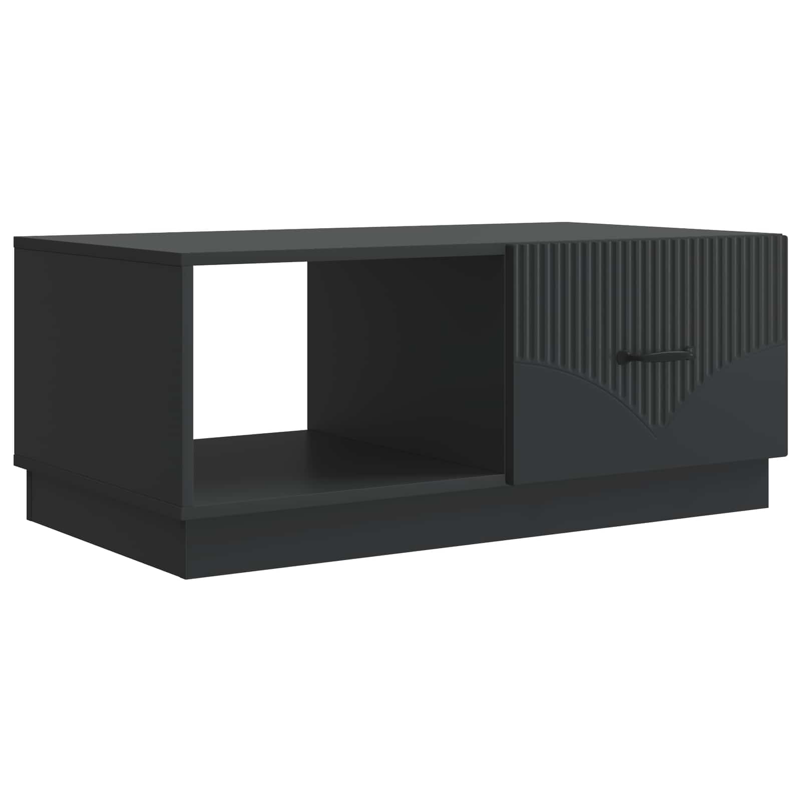 Kava Stol Crna 90 x 50 x 37 cm Konstruirano drvo