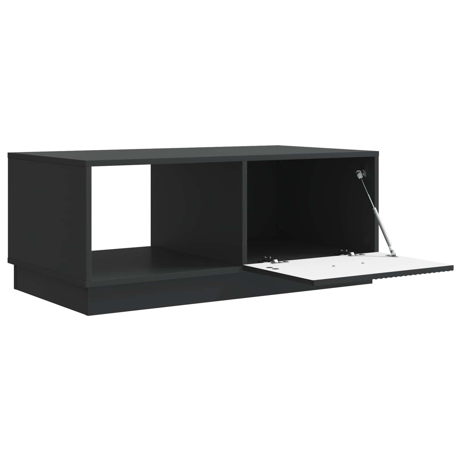 Kava Stol Crna 90 x 50 x 37 cm Konstruirano drvo