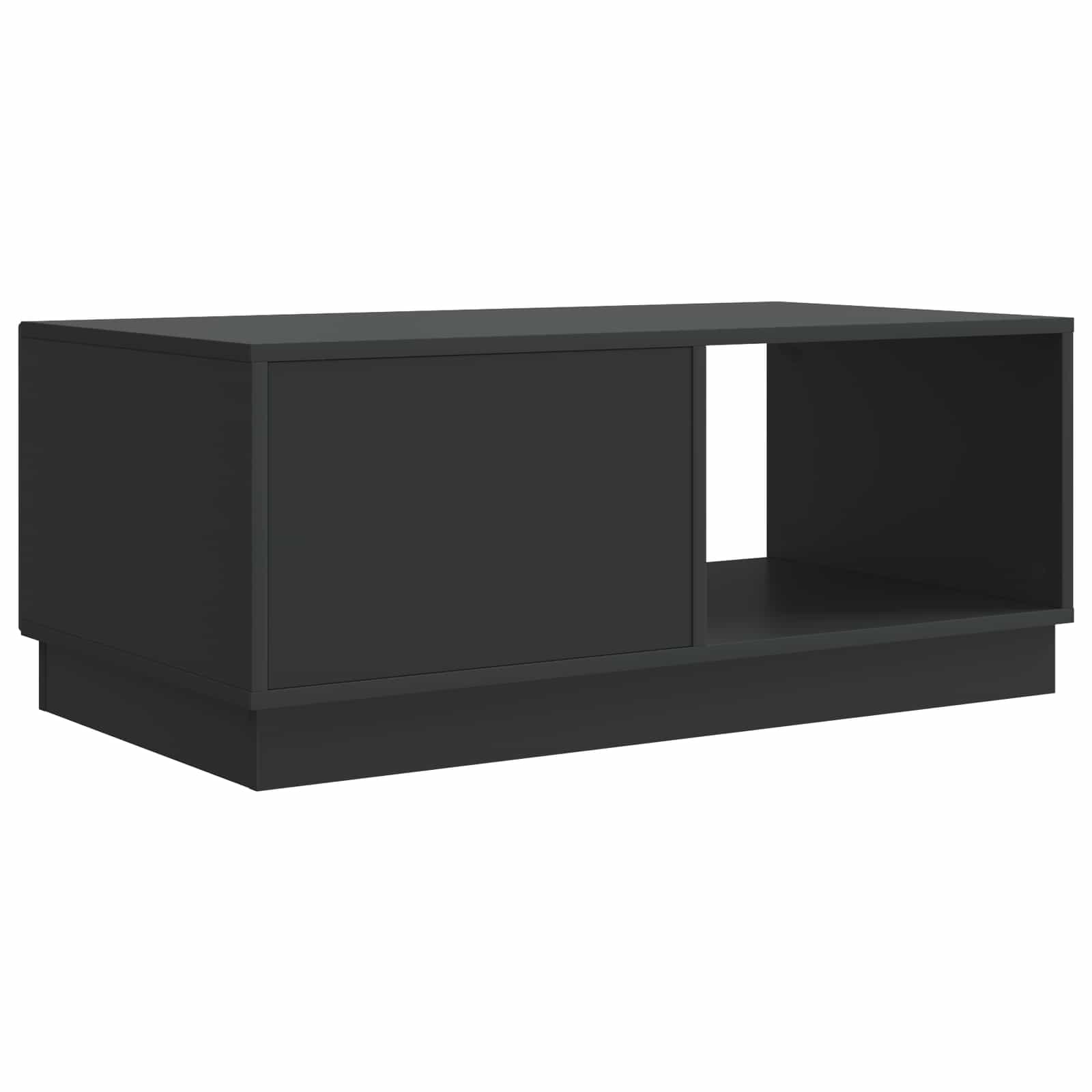 Kava Stol Crna 90 x 50 x 37 cm Konstruirano drvo