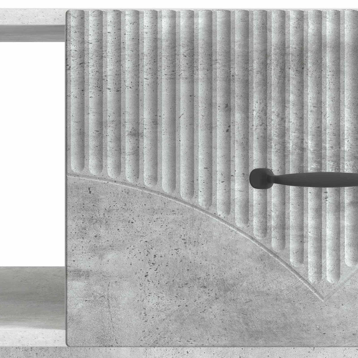 Kava Stol Betonska siva 90 x 50 x 37 cm Konstruirano drvo