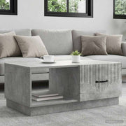 Kava Stol Betonska siva 90 x 50 x 37 cm Konstruirano drvo