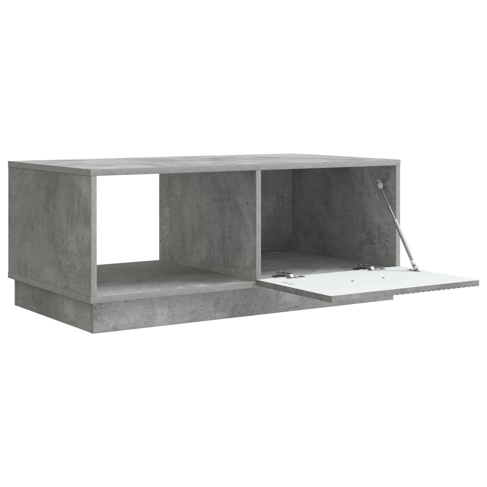 Kava Stol Betonska siva 90 x 50 x 37 cm Konstruirano drvo