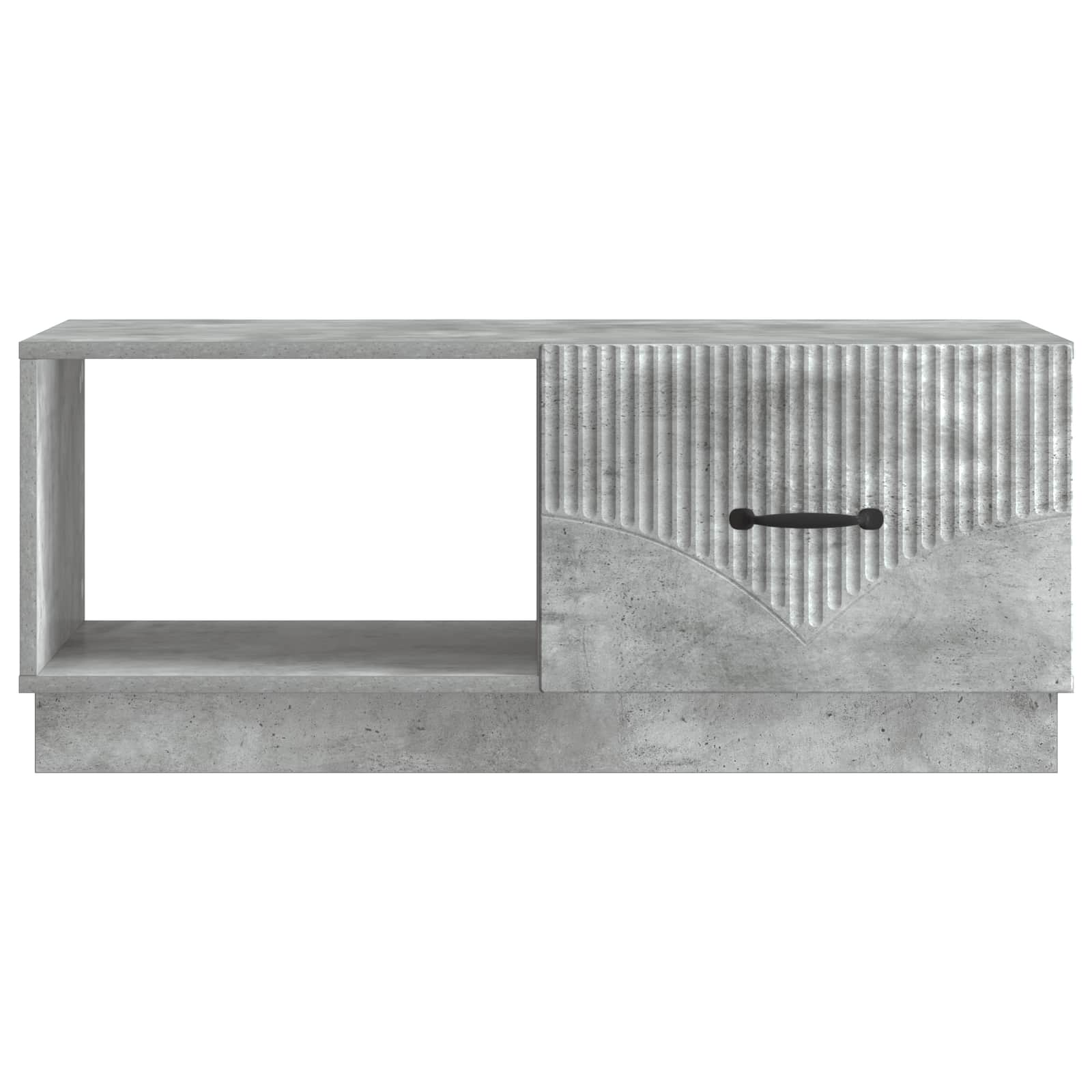 Kava Stol Betonska siva 90 x 50 x 37 cm Konstruirano drvo