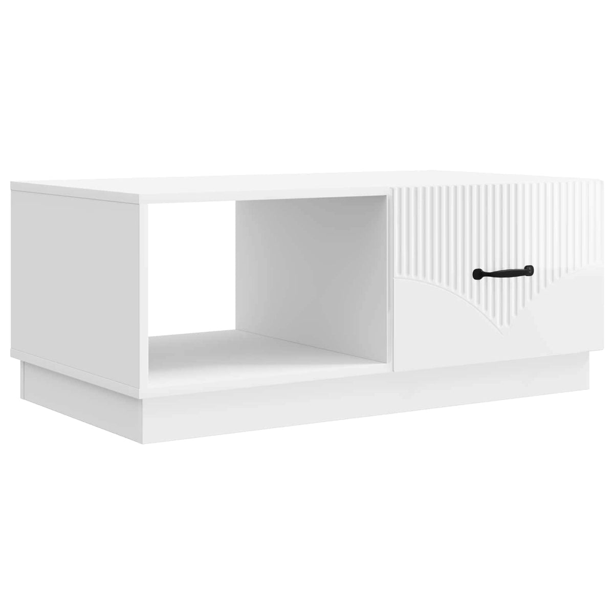 Kava Stol Bijela visokog sjaja 90 x 50 x 37 cm