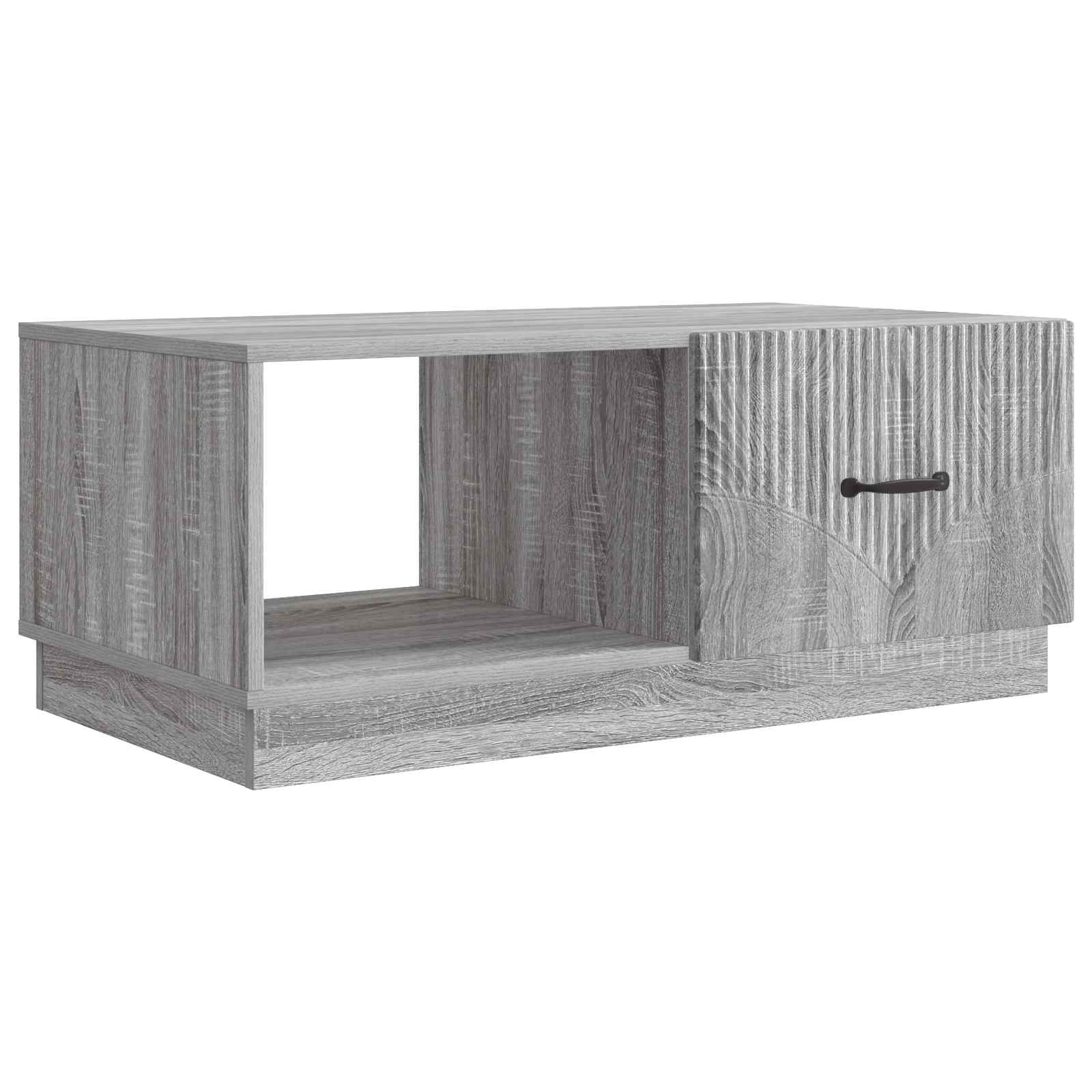 Kava Stol Siva sonoma 90 x 50 x 37 cm Konstruirano drvo