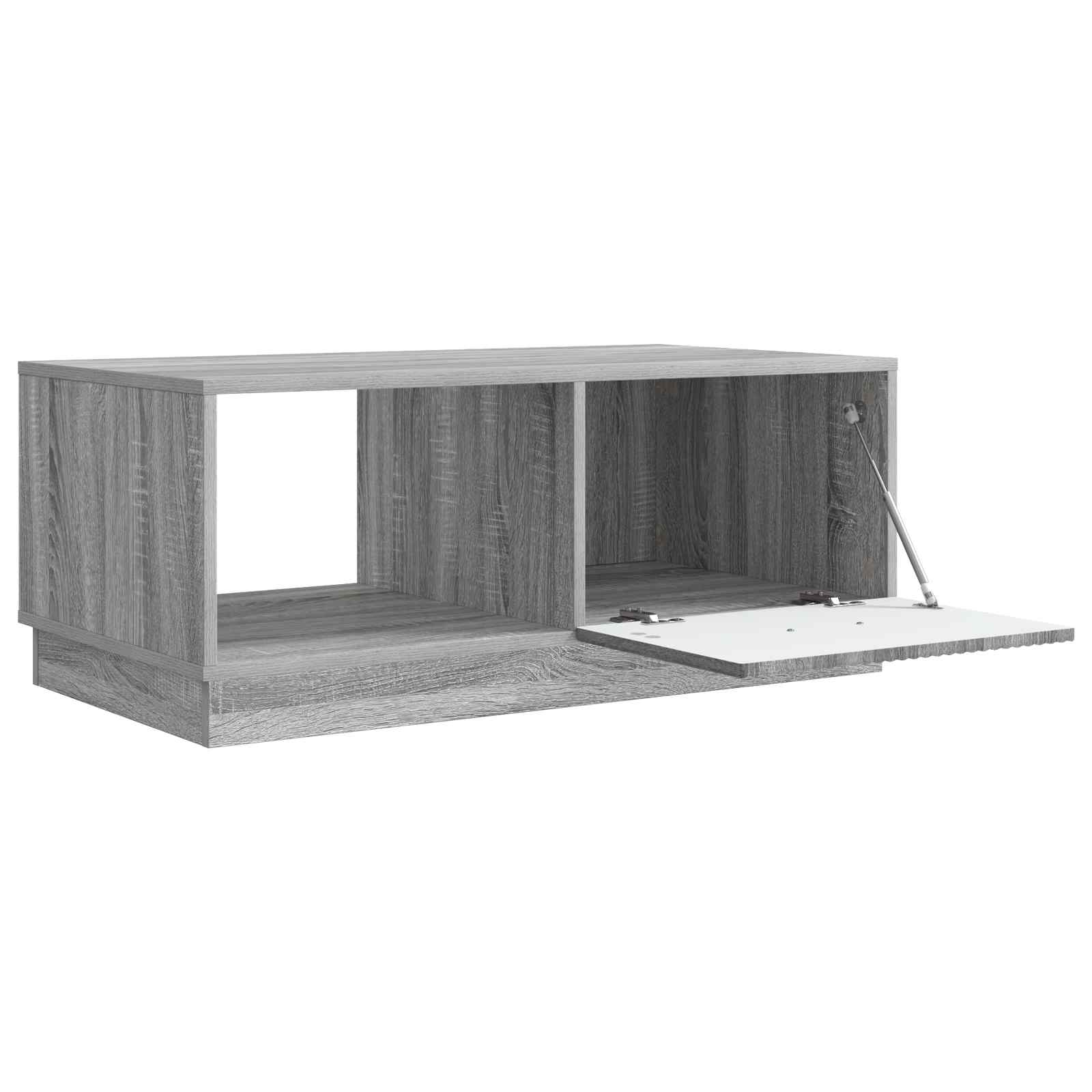 Kava Stol Siva sonoma 90 x 50 x 37 cm Konstruirano drvo