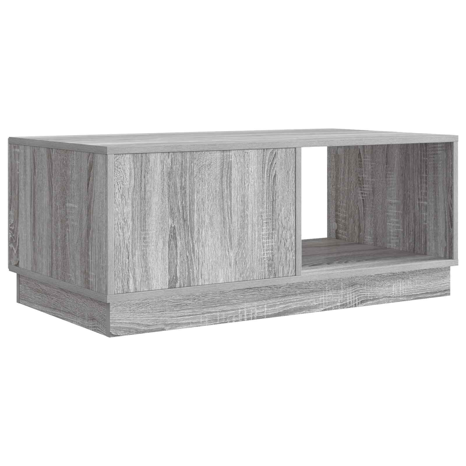 Kava Stol Siva sonoma 90 x 50 x 37 cm Konstruirano drvo