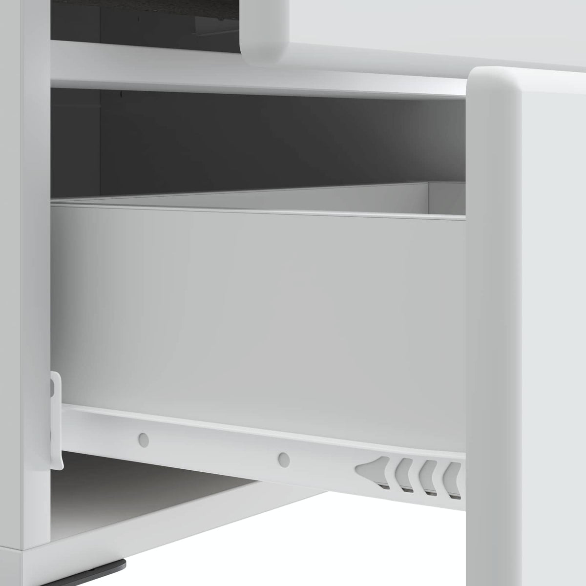 Noćni ormar 2 pcs Bijela 43 x 34,5 x 47,5 cm Konstruirano drvo