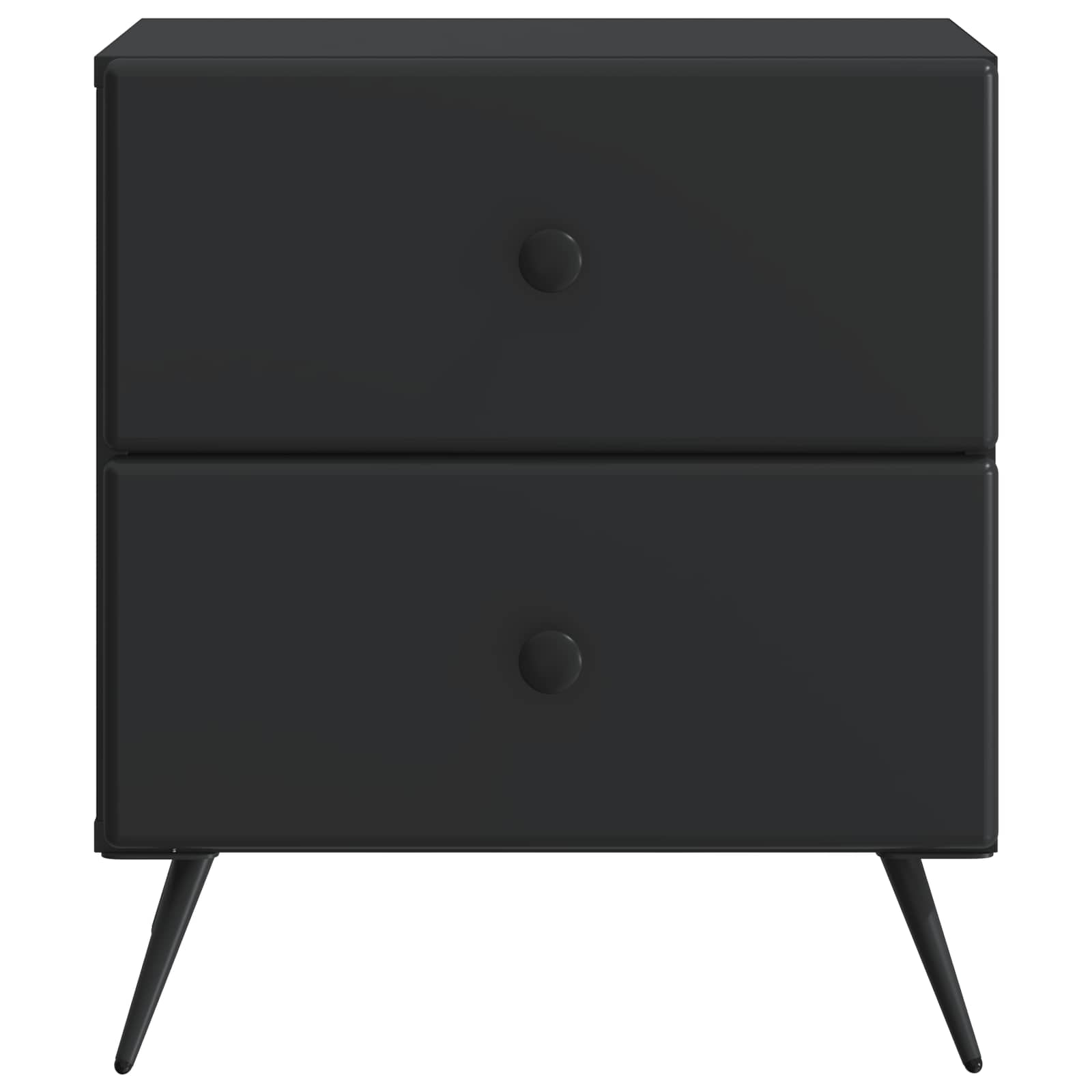 Noćni ormar Crna 43 x 34,5 x 47,5 cm Konstruirano drvo