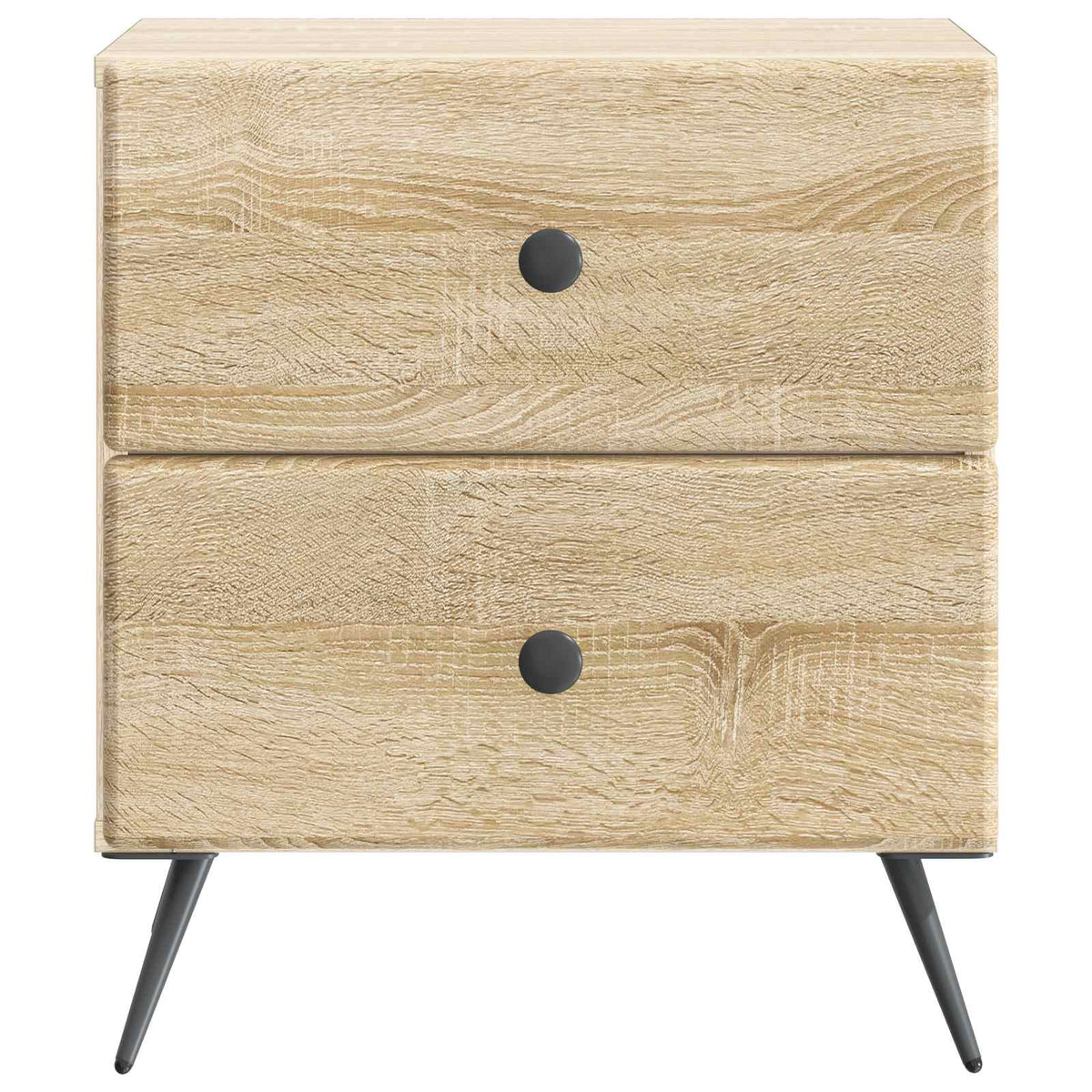 Noćni ormar s ladicama 2 pcs Hrast sonoma 43 x 34,5 x 47,5 cm
