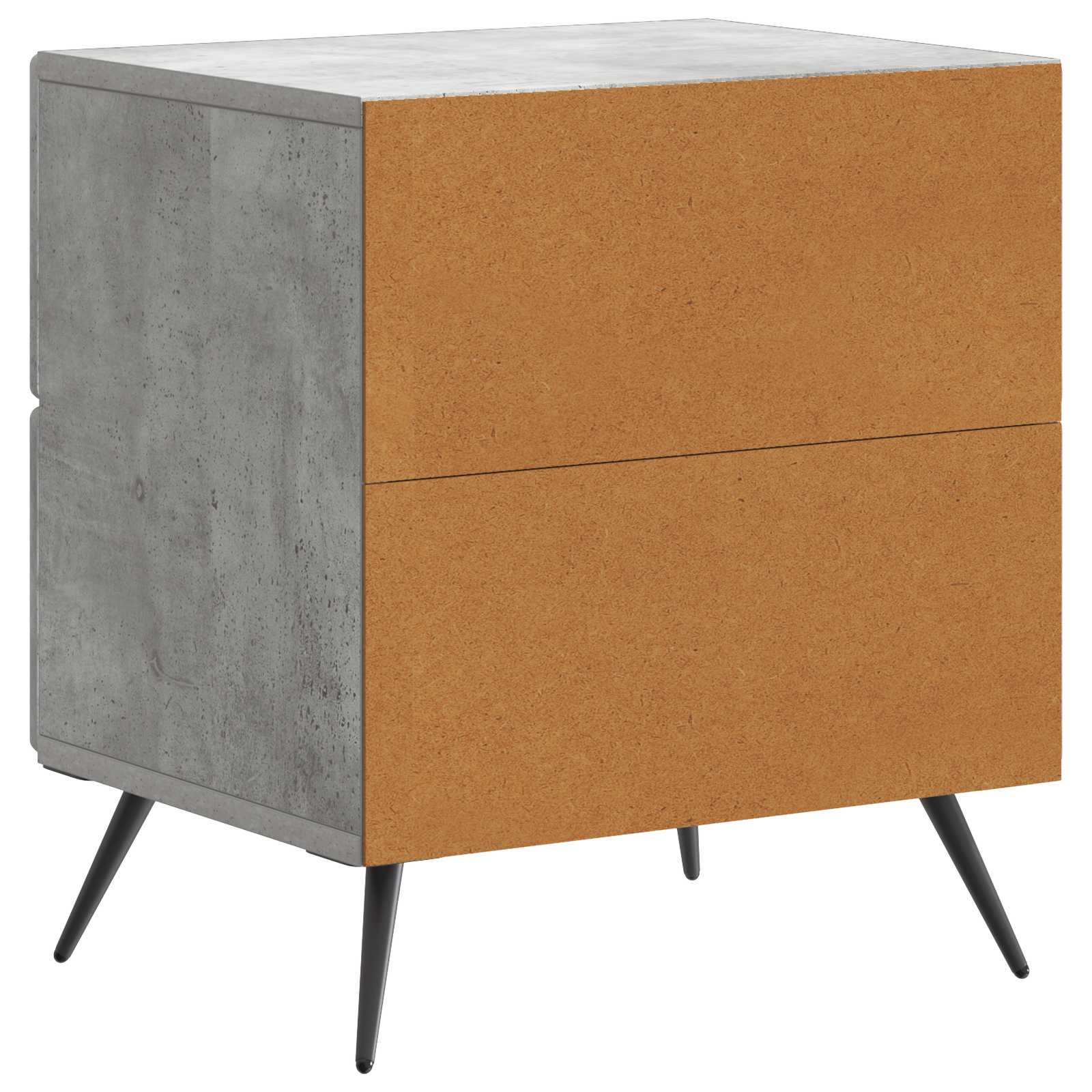 Noćni ormar Betonska siva 43 x 34,5 x 47,5 cm Konstruirano drvo