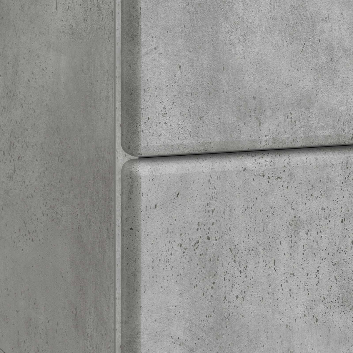 Noćni ormar s ladicama 2 pcs Betonska siva 43 x 34,5 x 47,5 cm