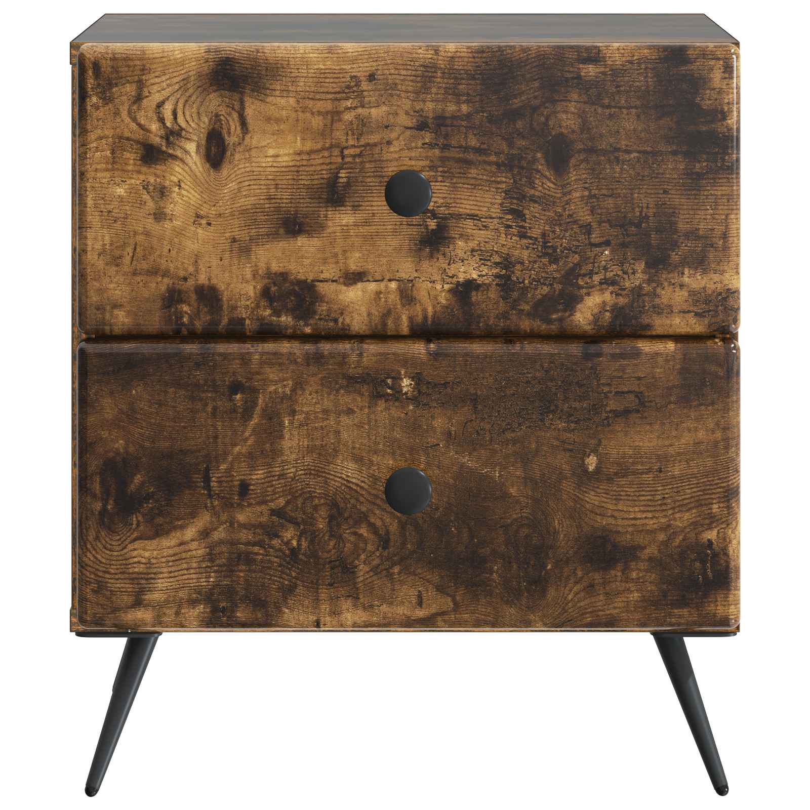 Noćni ormar s ladicama Dimljeni hrast 43 x 34,5 x 47,5 cm