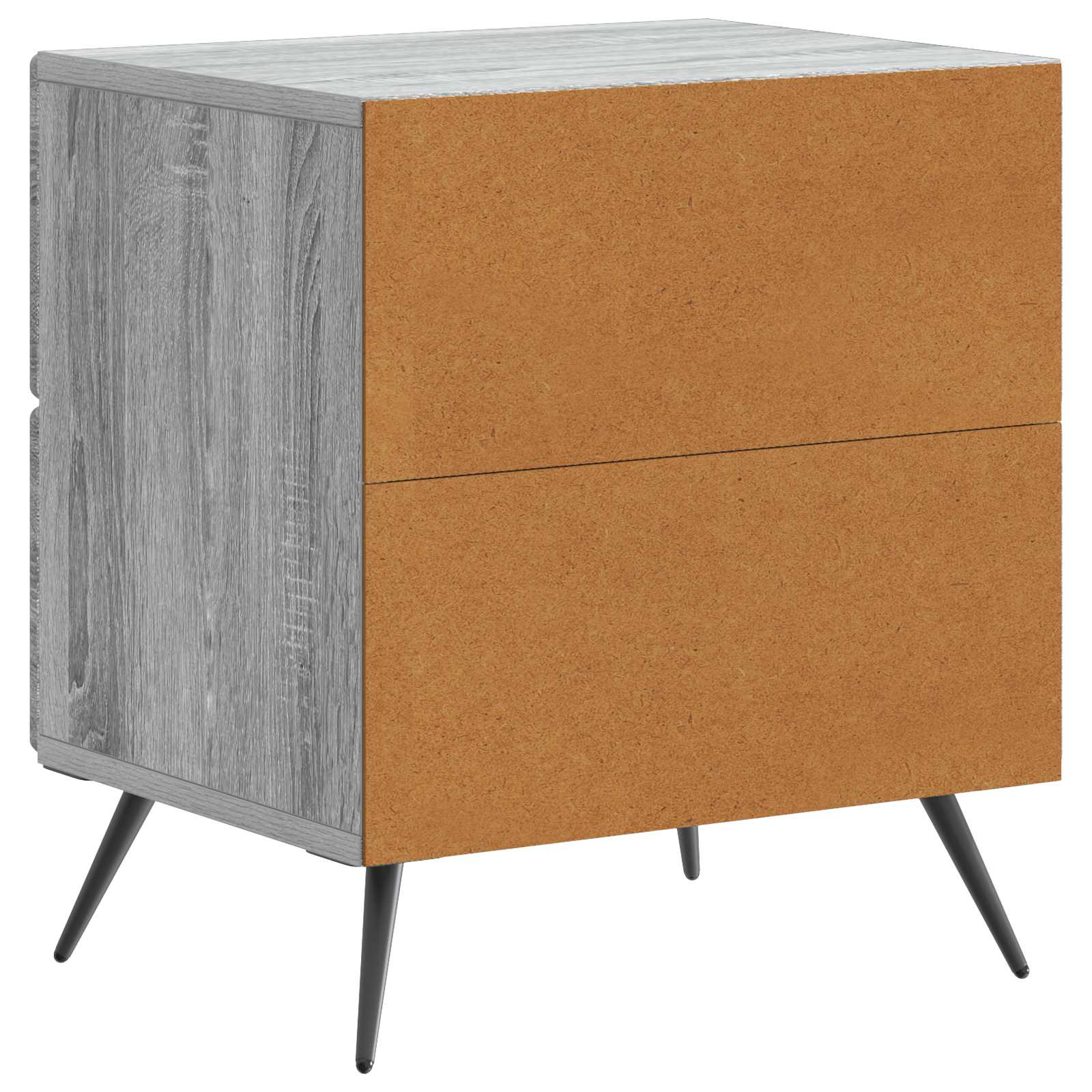 Noćni ormar Siva sonoma 43 x 34,5 x 47,5 cm Konstruirano drvo