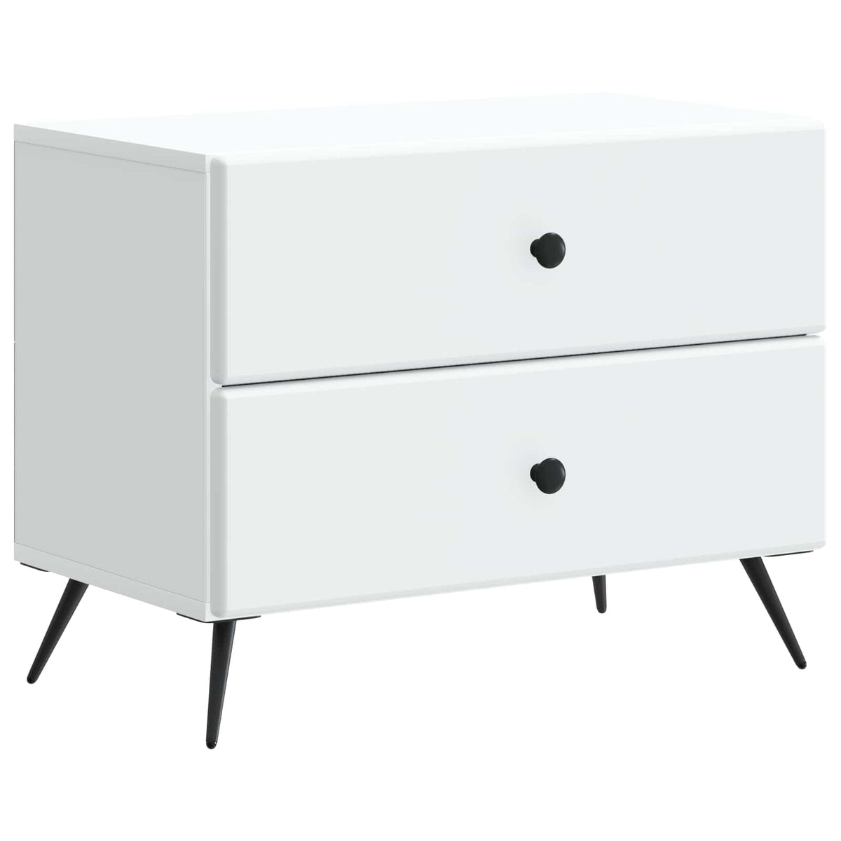 Noćni ormar Bijela 62 x 34,5 x 47,5 cm Konstruirano drvo