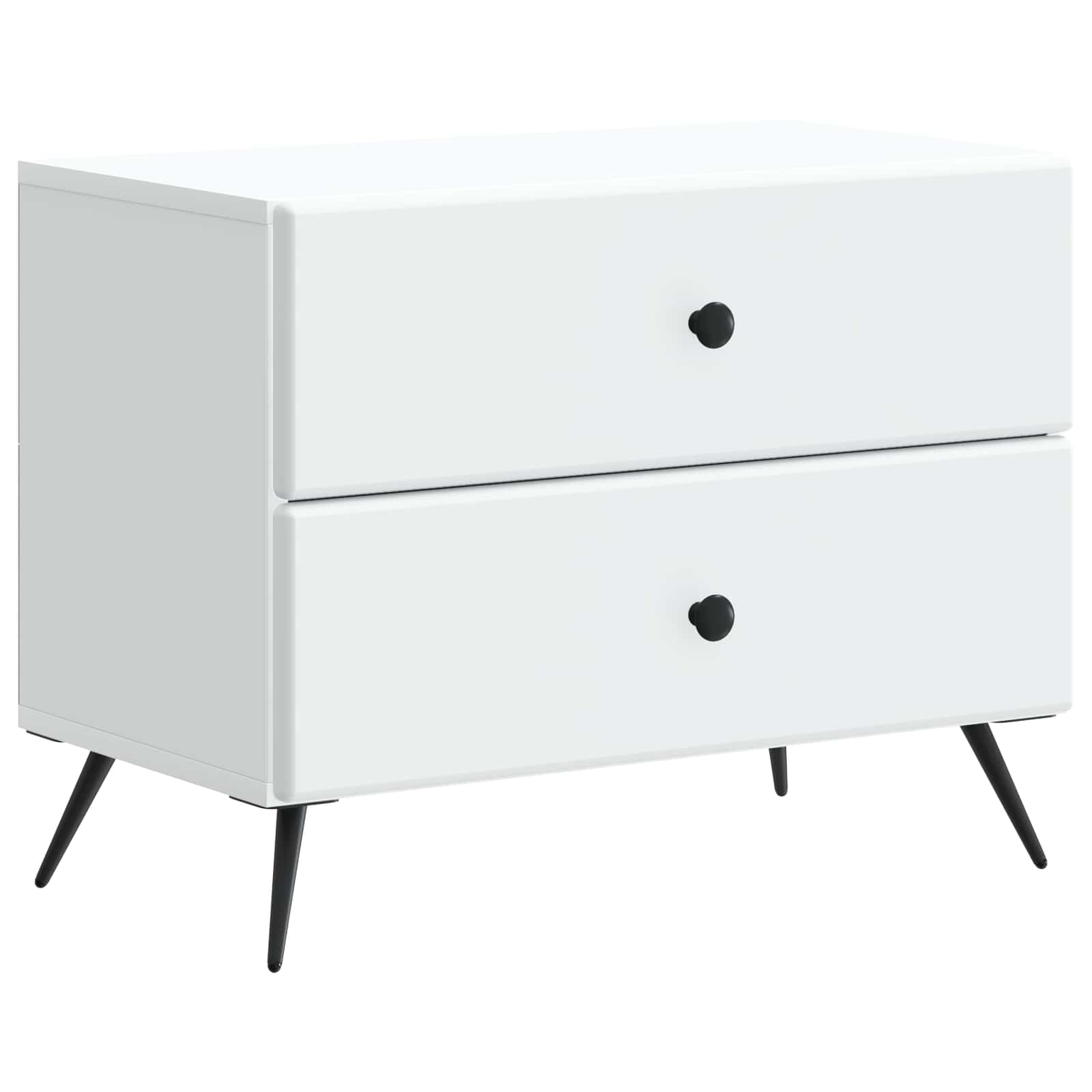 Noćni ormar Bijela 62 x 34,5 x 47,5 cm Konstruirano drvo