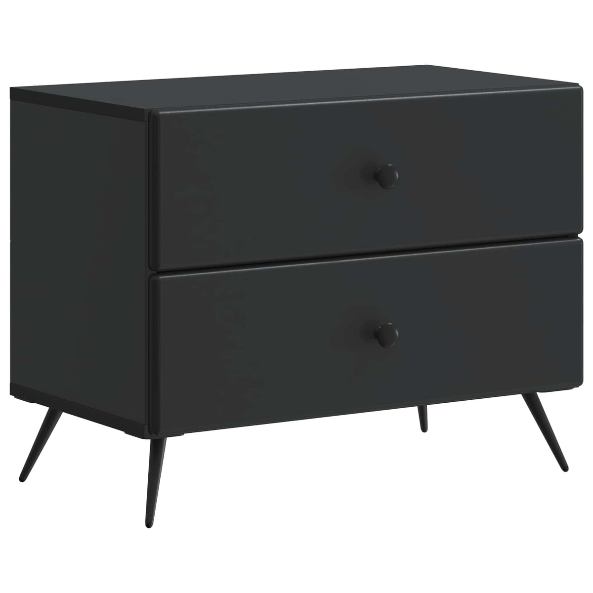 Noćni ormar Crna 62 x 34,5 x 47,5 cm Konstruirano drvo