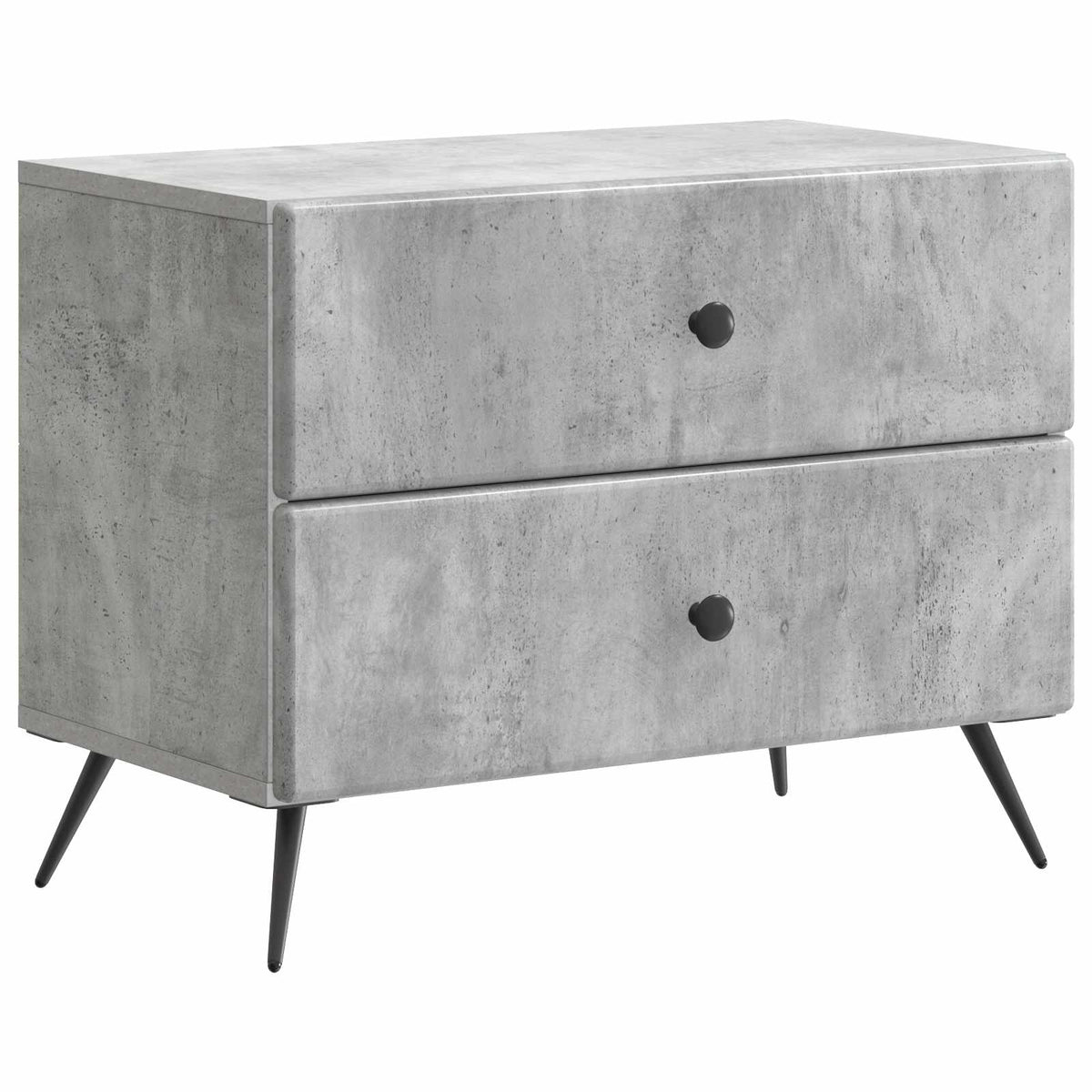 Noćni ormar Betonska siva 62 x 34,5 x 47,5 cm Konstruirano drvo
