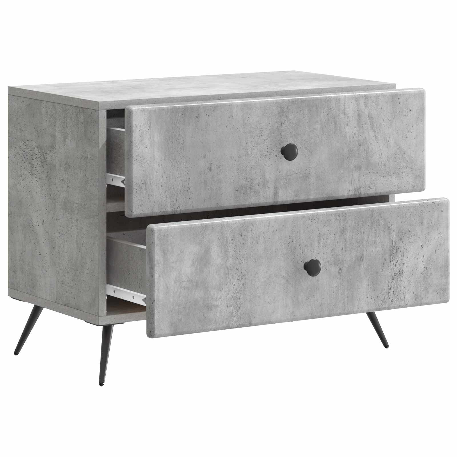 Noćni ormar Betonska siva 62 x 34,5 x 47,5 cm Konstruirano drvo